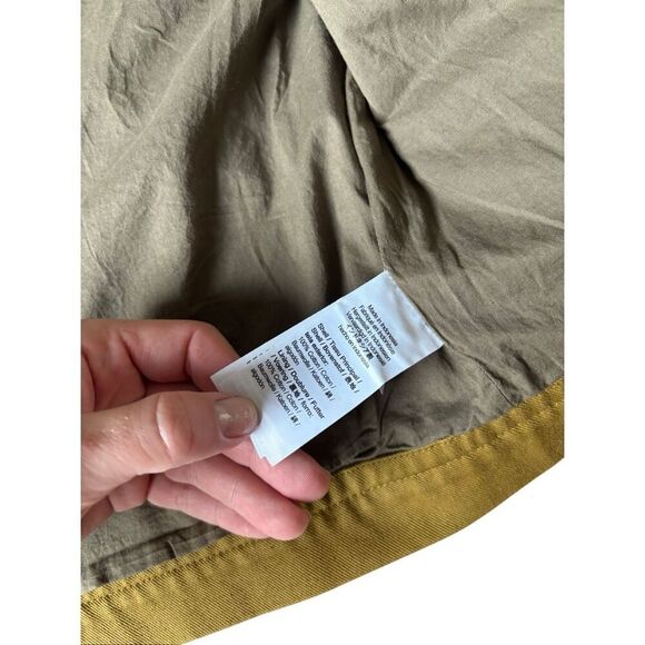 Madewell Cropped Utilitarian Jacket size S Regenerative Chino Spiced Olive - Picture 12 of 15